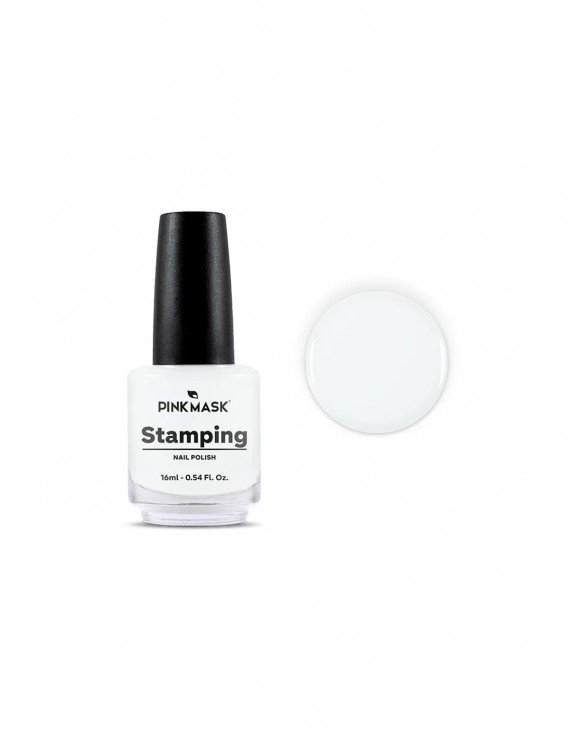 PINK MASK Esmalte para Stamping - Blanco