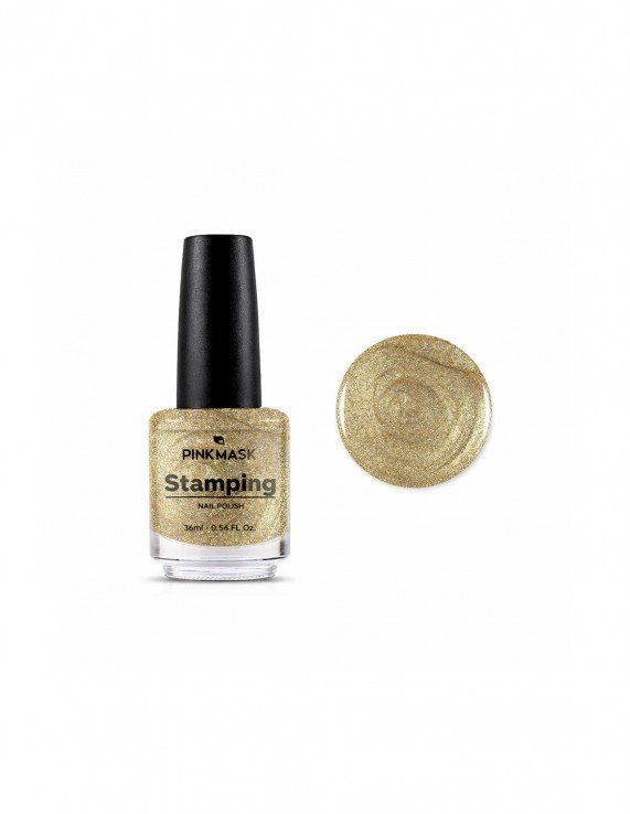 PINK MASK Esmalte para Stamping - Dorado