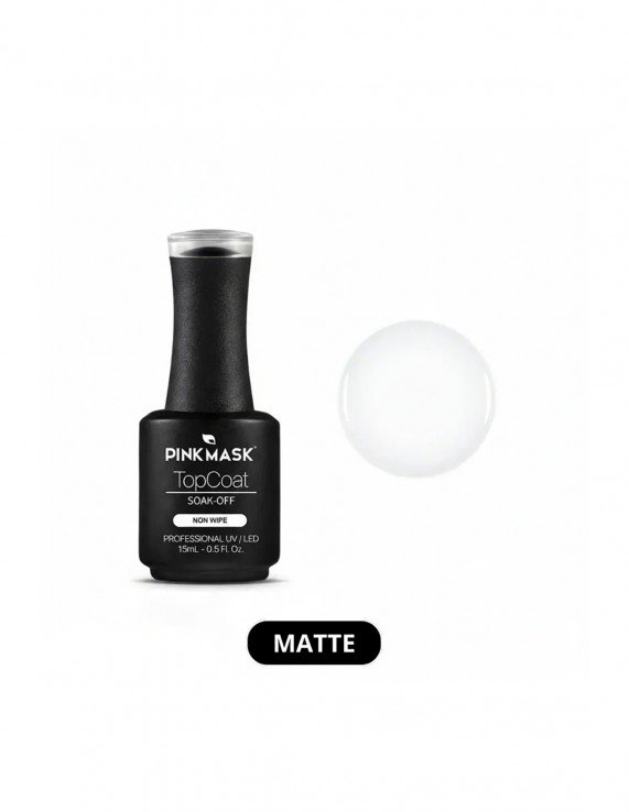 PINK MASK Gel Color - Top Coat Matte...