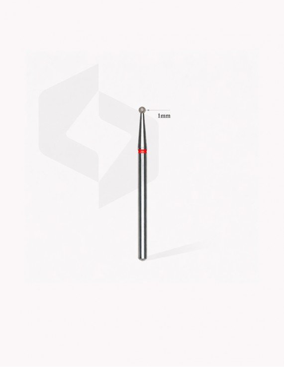 Fresa Punta Diamante Roja «Bola» 1mm