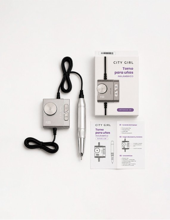 CITY GIRL Torno para Uñas 40000 rpm -...