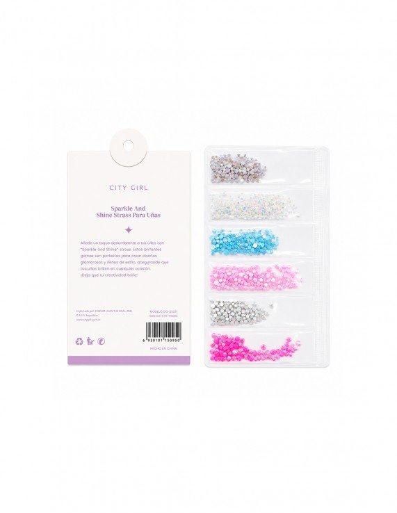 CITY GIRL Strass de Colores...