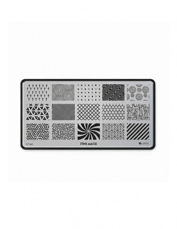 PINK MASK Placa de Stamping - Spiral...