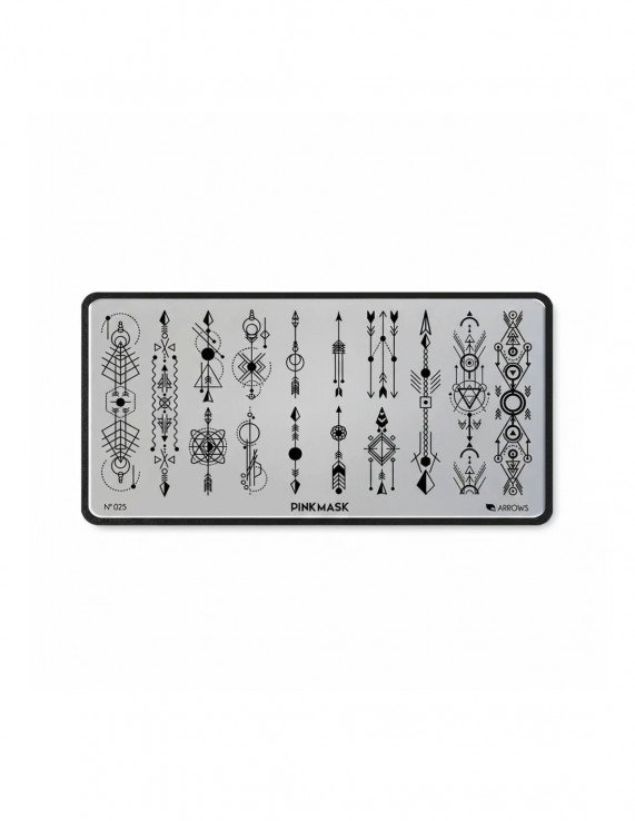 PINK MASK Placa de Stamping - Arrows...