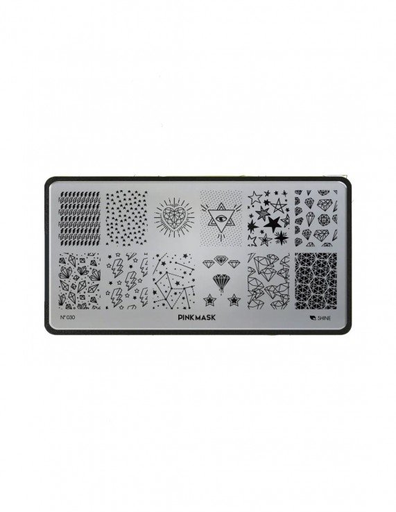 PINK MASK Placa de Stamping - Shine...