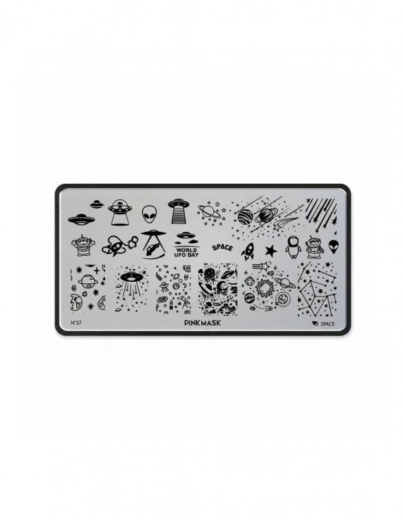 PINK MASK Placa de Stamping - Space...