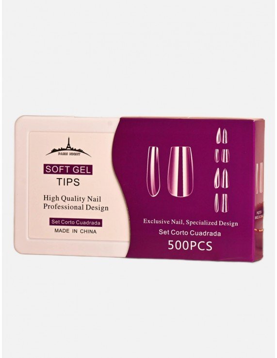 PARIS NIGHT TIPS SOFT GEL SET CORTO x500