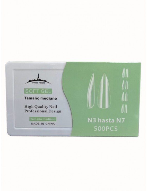 PARIS NIGHT TIPS SOFT GEL SET MEDIANO...