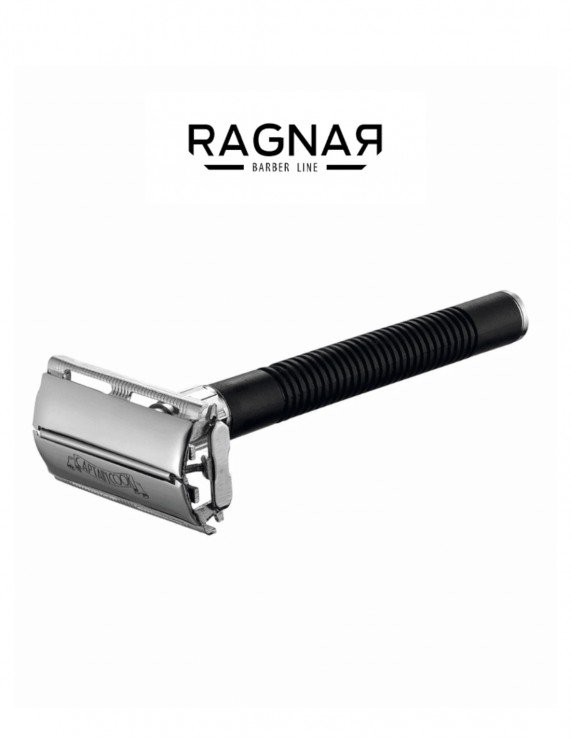 RAGNAR AFEITADORA MANUAL MANGO NEGRO...