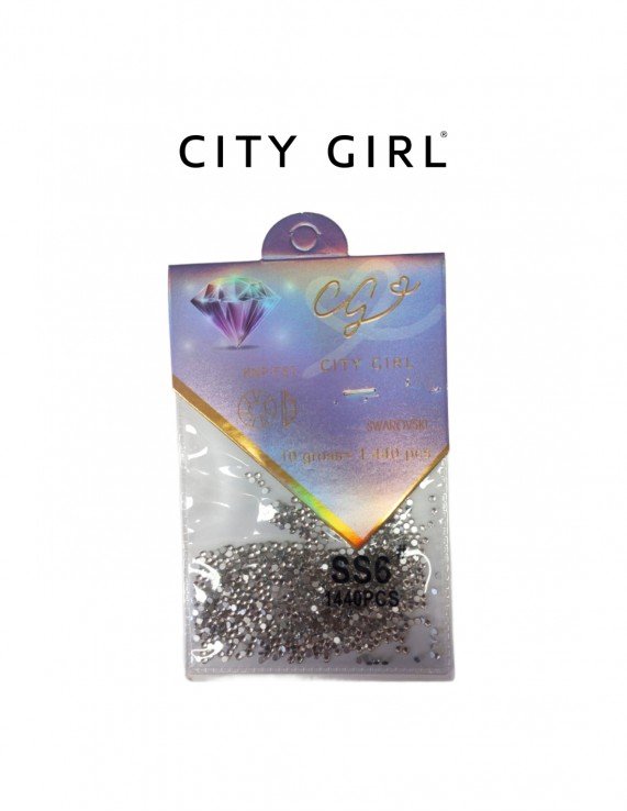 CITY GIRL PLATA STRASS SS6