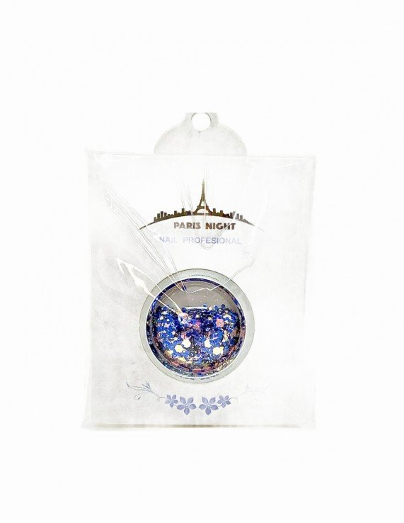 PARIS NIGHT GLITTER CONFETI AZUL