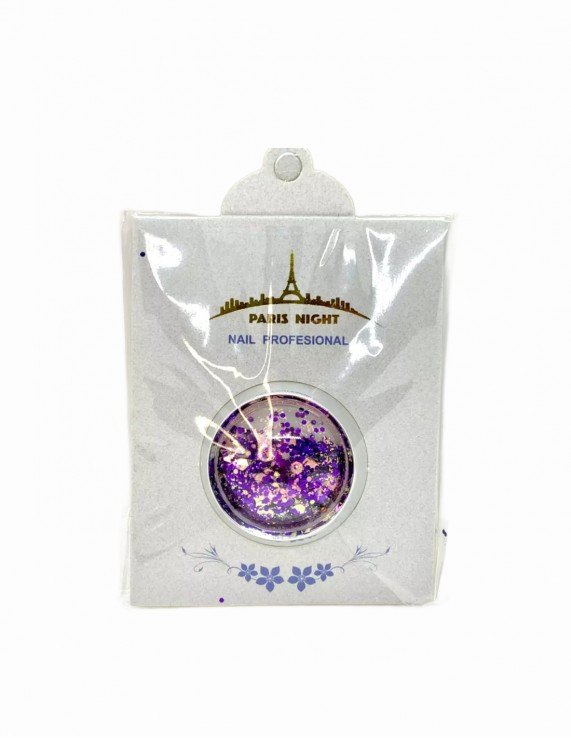 PARIS NIGHT GLITTER CONFETI VIOLETA