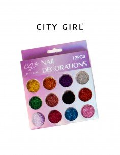 CITY GIRL GLITTER 12pcs