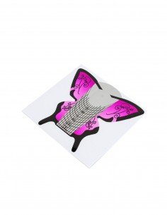 NAVI MOLDE MARIPOSA FUXIA x10