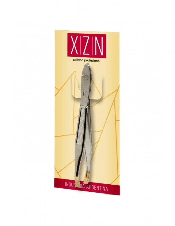 XZN PINZA DE DEPILAR PUNTA DORADA P4300