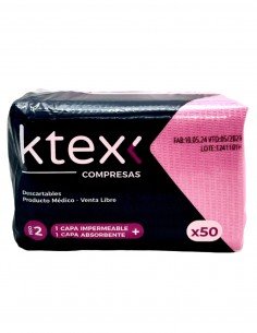 KTEX PACK COMPRESAS 50pcs