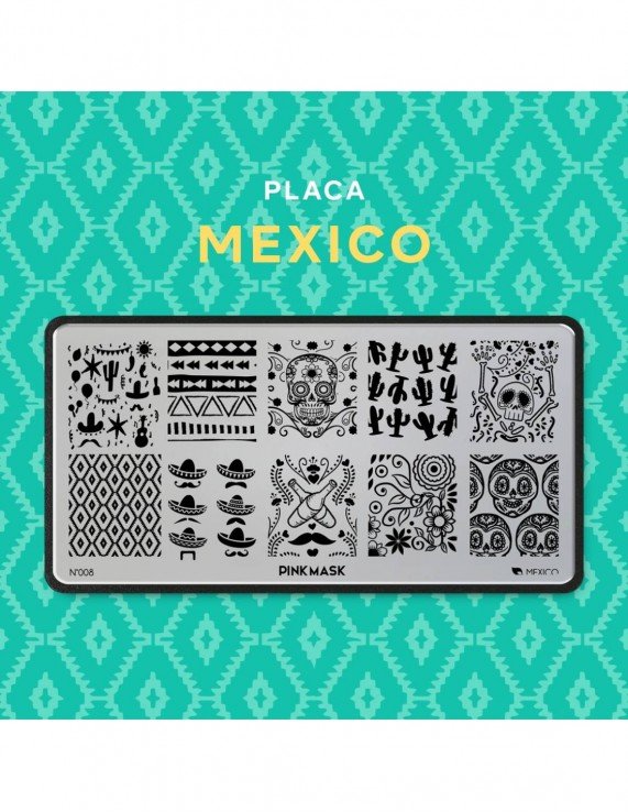 PINK MASK Stamping |Placa 08