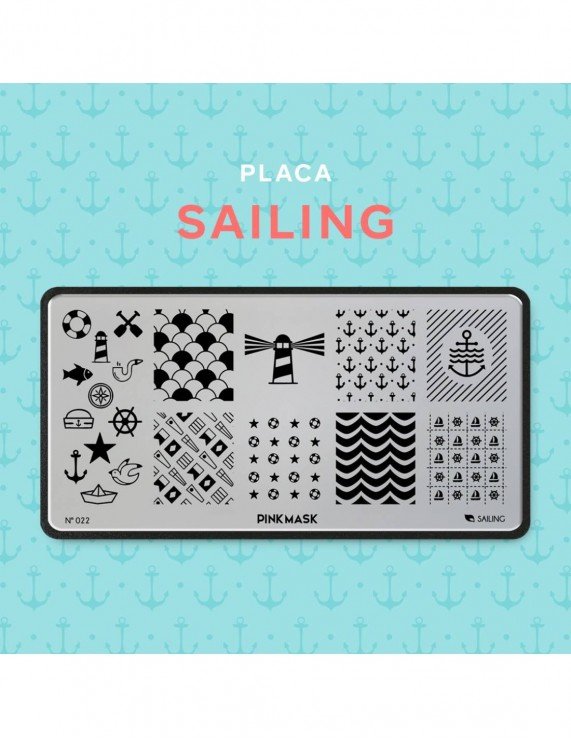 PINK MASK Placa de Stamping - Sailing...