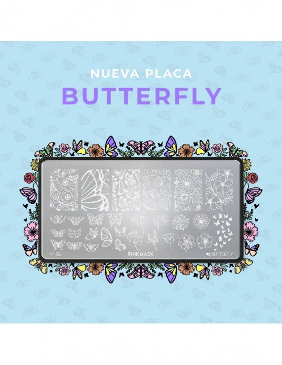 PINK MASK Stamping |Placa 58