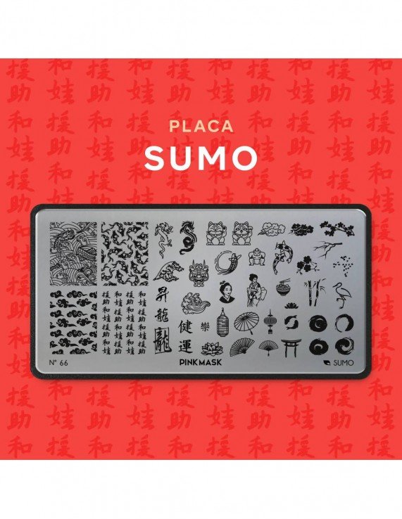 PINK MASK Placa de Stamping - Sumo nº 66