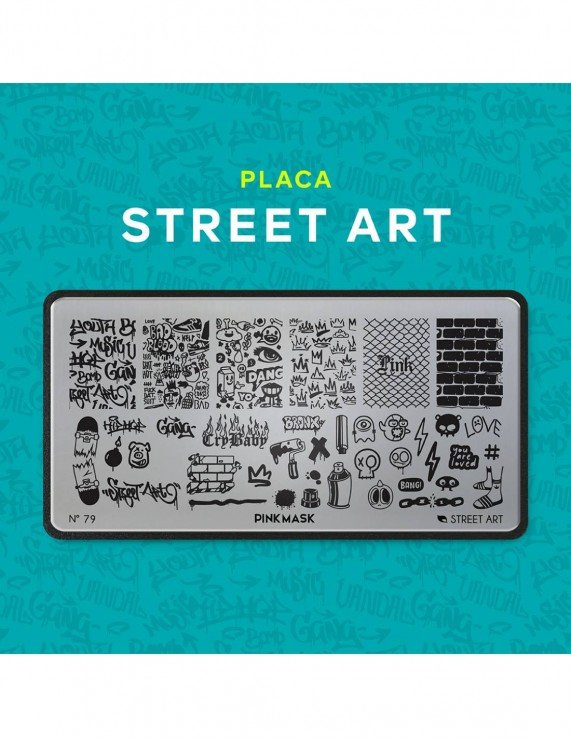 PINK MASK Placa de Stamping - Street...