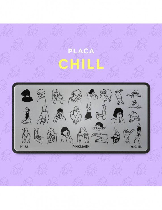 PINK MASK Placa de Stamping - Chill...
