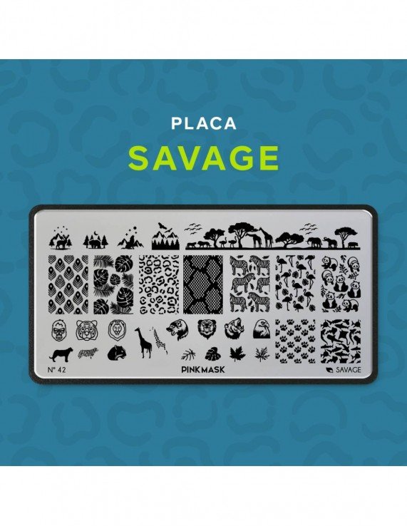 PINK MASK Placa de Stamping - Sauvage...