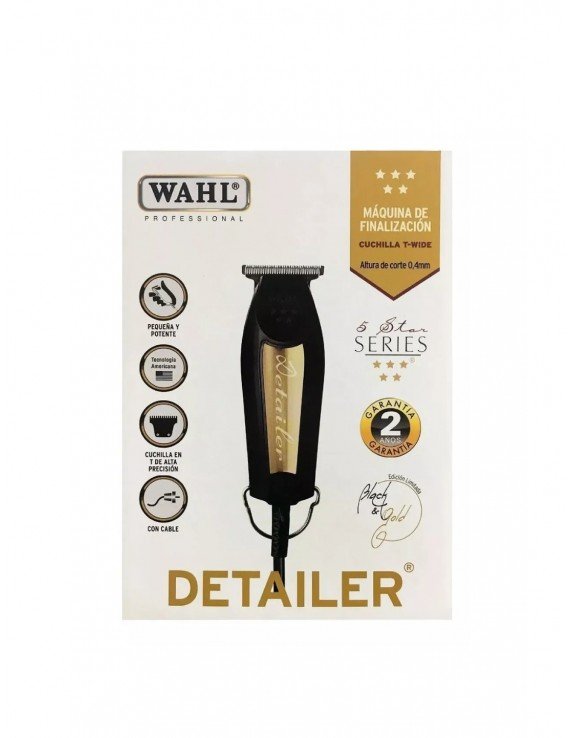 WAHL TRIMMER DETAILER BLACK & GOLD