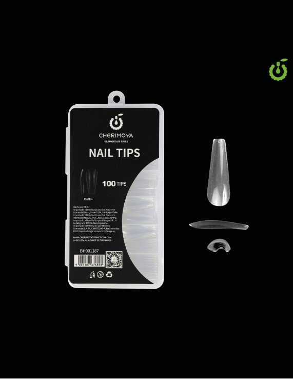 CHERIMOYA Nail Tips |Coffin BH001187...