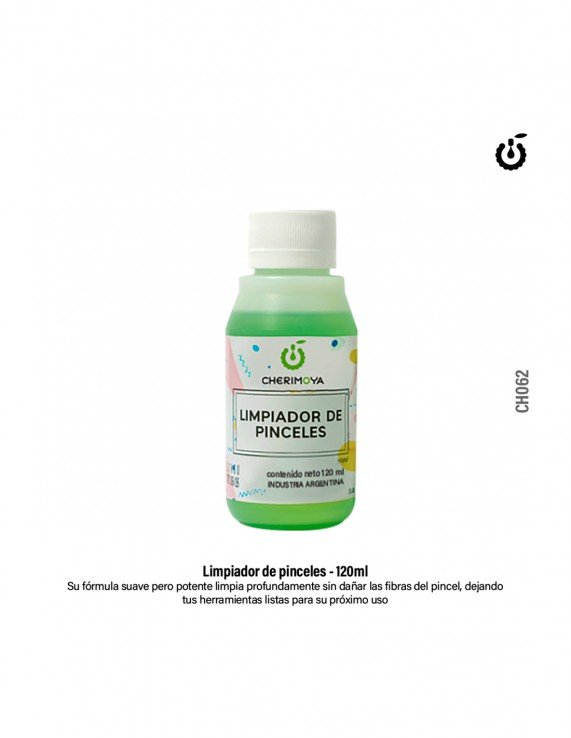 CHERIMOYA Limpiador de Pincel 120ml...
